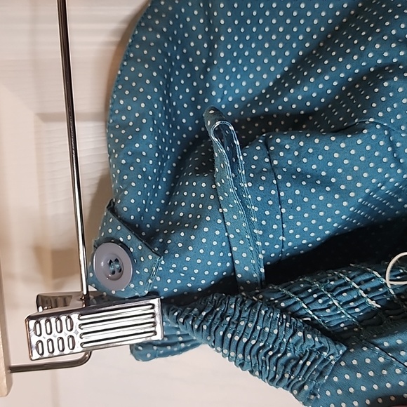 Anthropologie Girls From Savoy Polka Dot Halter Midi Dress, Size 2 - Picture 5 of 11